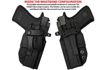 Image of Comp-Tac Dual Concealment IWB/OWB Black Kydex for Sig P365XL, Right Hand, C669SS263RBKN