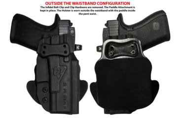 Image of Comp-Tac Dual Concealment IWB/OWB Black Kydex for Sig P365XL, Right Hand, C669SS263RBKN