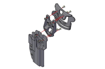 Image of Comp-Tac International OWB Holster, Springfield Prodigy XDM/XDE, Right Hand, Black, C241SF405RBKN