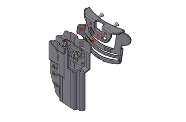 Image of Comp-Tac International OWB Holster, Springfield Prodigy XDM/XDE, Right Hand, Black, C241SF405RBKN