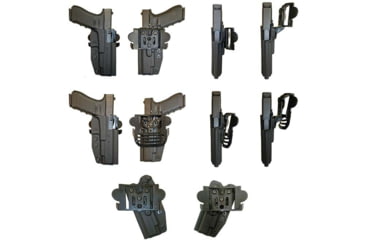 Image of Comp-Tac International OWB Kydex Modular Mount, Walther - PDP 5in, Right Hand, Black, C241WA328RBKN