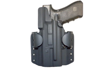 Image of Comp-Tac L Line Holster Guns with Lights/Lasers Modular Fit, Right - 6 - 1911 Single Stack, Black, C61706000R00N