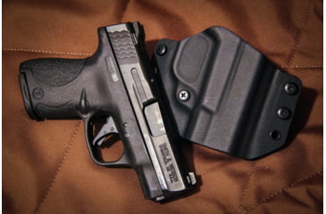 Image of Comp-Tac OWB Concealed Kydex Warrior Holster,SW MP Shield 9mm .40 TLR-6,Right Hand, Black, 739189126712