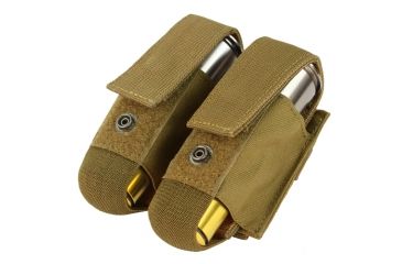 Image of Condor Outdoor Double 40 mm Grenade Pouch, Coyote Brown, MA13-498