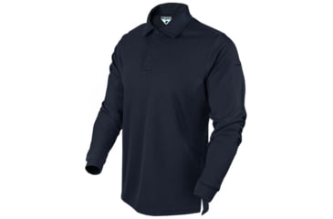 Image of Condor Outdoor Performance Long Sleeve Polo, Navy Blue, L, 101120-006-L