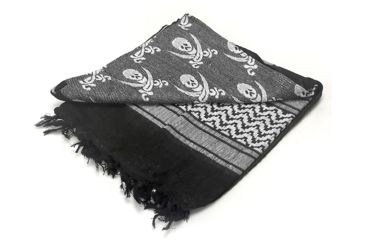 Image of Condor Outdoor Shemagh 100% Cotton, Black/White Pirate, 201-P005