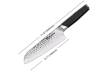 Image of Cool Hand Santoku Ebony Handle