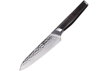 Image of Cool Hand Ebony Hammered Utility Knife, 9.5in, Overall, 5in Hammered 440C Blade, Ebony Wood Handle, 7195CE