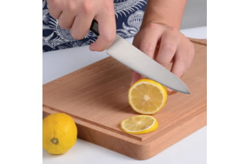 Image of Cool Hand Utility Knife Ebony Fixed Blade Knife, 9.5in Overall, 5in Satin Finish 1.4116 Stainless Blade, Ebony Wood Handle, 7195C2E