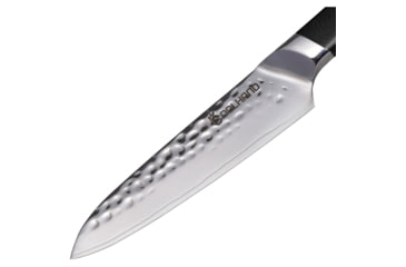 Image of Cool Hand Utility Knife G10 Hammered Fixed Blade Knife, 9.5in Overall, 5in Hammered 440C Blade, Black G10 Handle, 7195CG10
