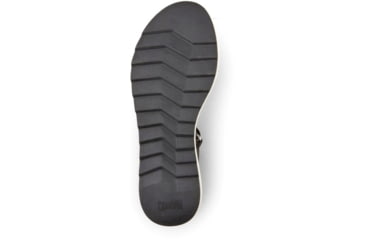 Image of Cougar Hibiscus Leather Wedge Womans Sandals, Black, 11, Hibiscus-Black-11
