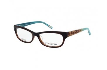 Image of Cover Girl CG0512 Eyeglass Frames - Shiny Dark Brown Frame Color
