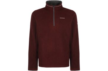 Image of Crag Hoppers Corey Half Zip Jacket - Men's -Oxblood-X-Large