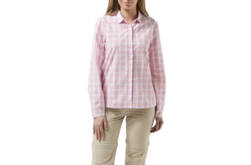 Image of Craghoppers Candelo Shirt, Eng Rose Chk, 10, CWS470-4IW14L
