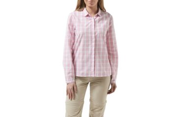 Image of Craghoppers Candelo Shirt, Eng Rose Chk, 6, CWS470-4IW10L