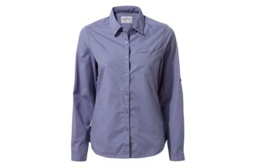 Image of Craghoppers Kiwi Long Sleeve Shirt, China blue, 4, CWS462-H1508L