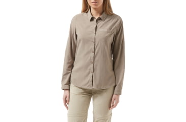 Image of Craghoppers NL Bardo Long Sleeve Shirt, Mushroom, 10, CWS472-73T14L
