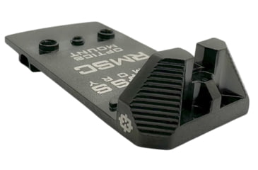 Image of Cross Armory Rear Sight Dove Tail Adapter Plate, RMSc, Black, CRDVADAPTER