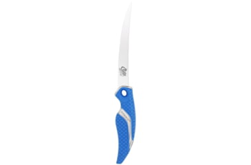 Image of Cuda 6in Titanium Bonded Curved Boning Knive, Titanium Bonded Blade, Non-Slip Cuda Scale Pattern, 18833