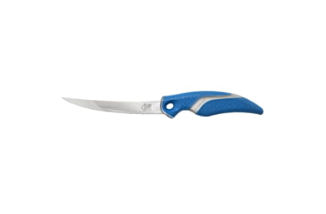 Image of Cuda 6in Titanium Bonded Curved Boning Knive, Titanium Bonded Blade, Non-Slip Cuda Scale Pattern, 18833