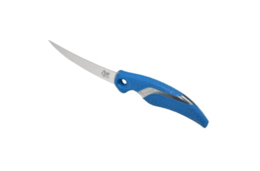 Image of Cuda 6in Titanium Bonded Curved Boning Knive, Titanium Bonded Blade, Non-Slip Cuda Scale Pattern, 18833