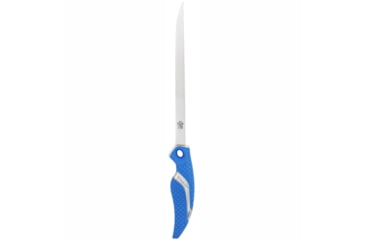 Image of Cuda 9in Titanium Bonded Flex Fillet Knive, 4116 German Stainless Steel Blade, Non-Slip Cuda Scale Pattern Grips, 18832