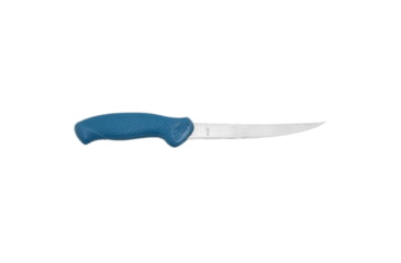 Image of Cuda AquaTuff Wide Fillet Knife with Blade Cover, Blue, 7in, 23046
