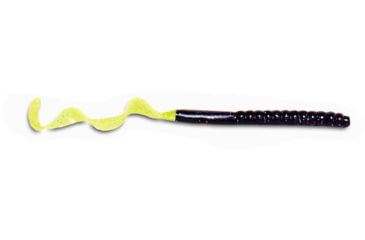 Image of Culprit Original Worm, 10, 7.5in, Black/Chartreuse Tail, C720-25