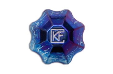 Image of Custom Knife Factory Custom Knife Factory Kaz Bead Blue Titanium, Blue, adult, BHQ-240252