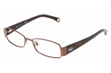 Image of D&amp;G DD 5072 Eyeglasses Styles Brown Frame w/Non-Rx 49 mm Diameter Lenses, 152-4916