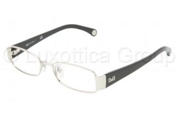 Image of D&amp;G DD 5072 Eyeglasses Styles Silver Frame w/Non-Rx 51 mm Diameter Lenses, 061-5116