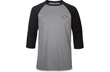 Image of Dakine Alpine 3/4 Raglan Tech T-Shirt - Mens, Black, Medium, 10002862-BLACK-M