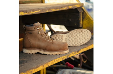 Image of Danner Cedar River Moc 6in Aluminum Toe Work Shoes - Mens, Brown, 7.5 US, D, 14301-7.5D