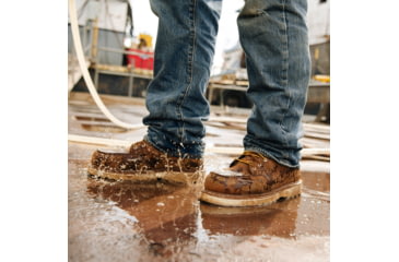 Image of Danner Cedar River Moc 6in Aluminum Toe Work Shoes - Mens, Brown, 7.5 US, D, 14301-7.5D