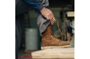 Image of Danner Cedar River Moc 8in Aluminum Toe Work Shoes - Mens, Brown, 7 US, EE, 14303-7EE