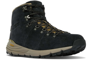 Image of Danner Mountain 600 4.5 in Hiking Boots - Mens, Wide, Black/Khaki, 10.5, 62287-10.5D