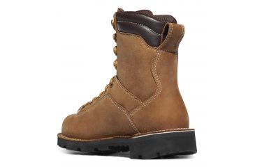 Image of Danner Quarry USA 8in 400G Insulation Non-Metallic Toe Boots, Distressed Brown, 14EE, 17321-14EE