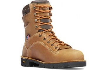 Image of Danner Quarry USA 8in Alloy Toe Boots, Distressed Brown, 16D, 17317-16D