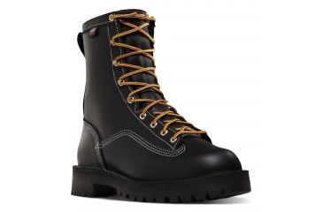 Image of Danner Super Rain Forest 8in Non-Metallic Toe Boots, Black, 7.5EE, 11550-7-5EE