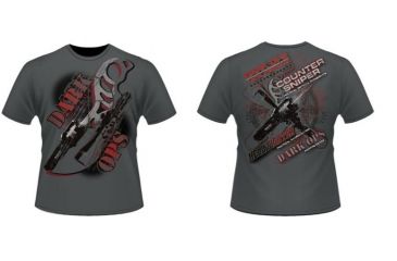 Image of Dark Ops Holdings Fighting Knives Short Sleeve T-Shirt, Smoke