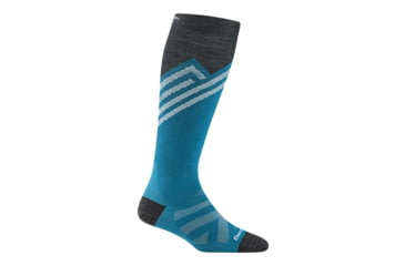 Image of Darn Tough Peaks RFL OTC Ultra-Lightweight Socks - Womens, Cascade, Large, 8035-CASCADE-L-DARN