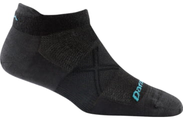 Image of Darn Tough Vertex No Show Tab Ultra-Light Sock - Womens, Black, Large, 1759-BLACK-L-DARN