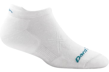 Image of Darn Tough Vertex No Show Tab Ultra-Light Sock - Womens, White, Large, 1759-WHITE-L-DARN