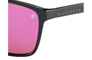 Image of Davidoff Prescription Sunglasses 97126 Single Vision Black Frame