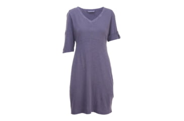 Image of Demo,Woolrich Women's First Forks Convertible Sleeve Dress, Violet Indigo, M, 5017-VID-DEMO