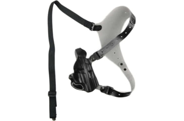 Image of DeSantis C.E.O. Shoulder Rig Leather Holsters, SIG Sauer P365, Right Hand, Plain, Black, 11ZBA8JZ0