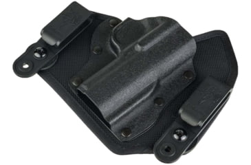 Image of DeSantis Invader IWB Kydex Holster, Glock 17, 19, 22, 23, 26, 27, 36, 19X, 45, Right Hand, Kydex, Black, M65KAB2Z0