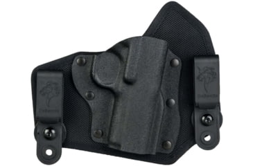 Image of DeSantis Invader IWB Kydex Holster, Glock 17, 19, 22, 23, 26, 27, 36, 19X, 45, Right Hand, Kydex, Black, M65KAB2Z0