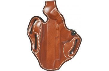 Image of DeSantis Thumb Break Scabbard Holster - Left, Tan, Unlined, Plain, 3 Slot 001TBN3Z0 - FITS RUGER LCR 1 7/8in.