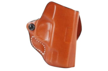 Image of DeSantis Mini Scabbard Leather Belt Holsters - SIG Sauer, SIG P938, Left Hand, Plain, Tan, 019TB37Z0